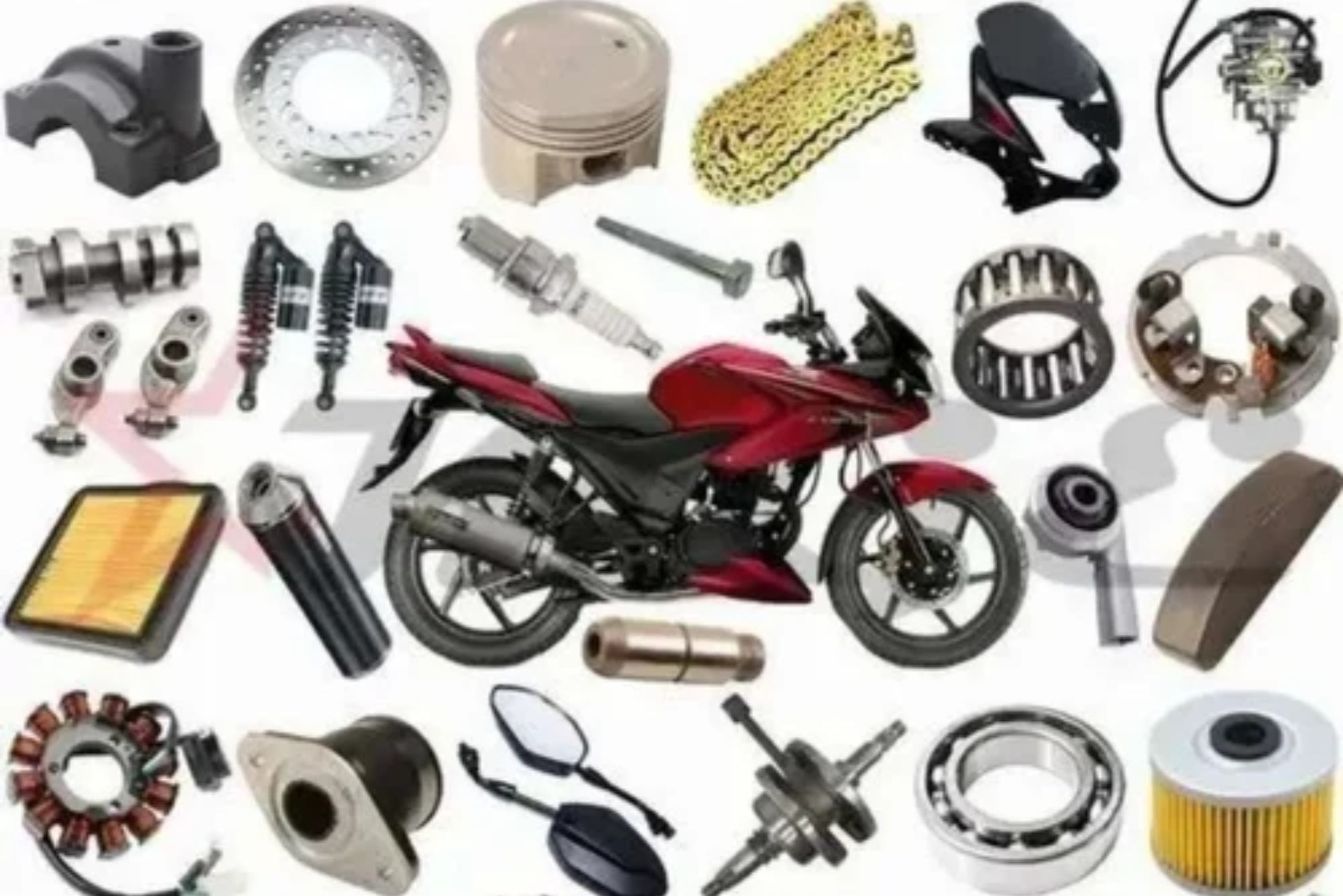 how many spare parts in a bike
