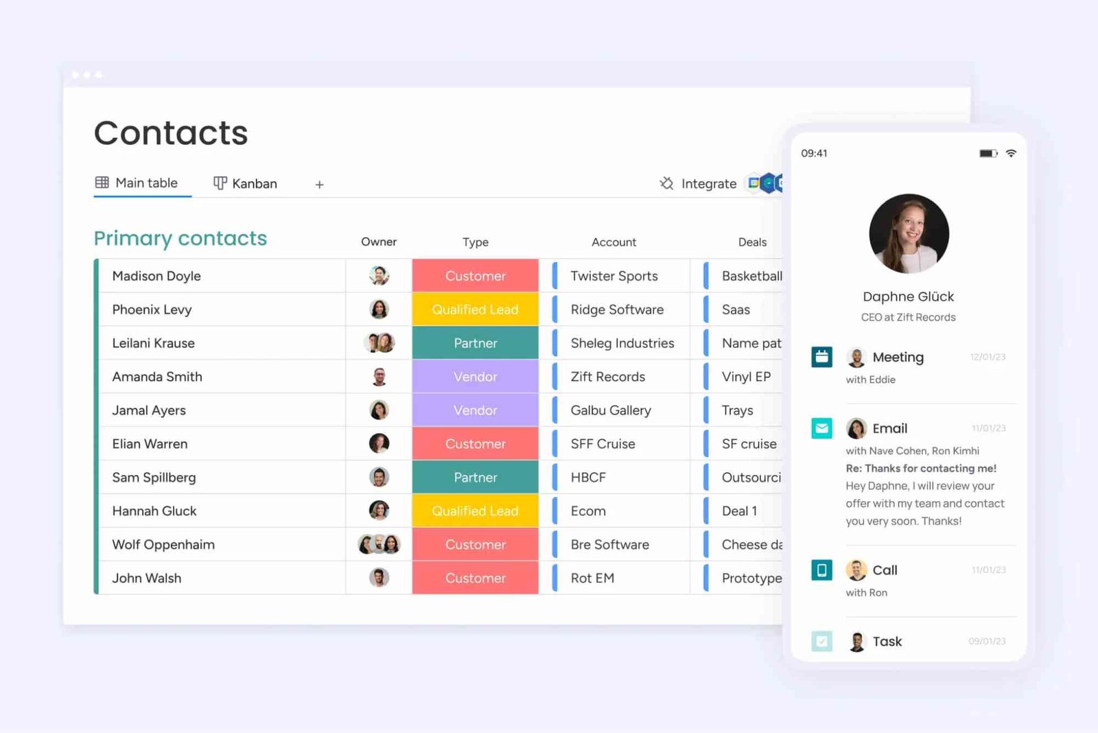CRM with Project Tools for Agencies