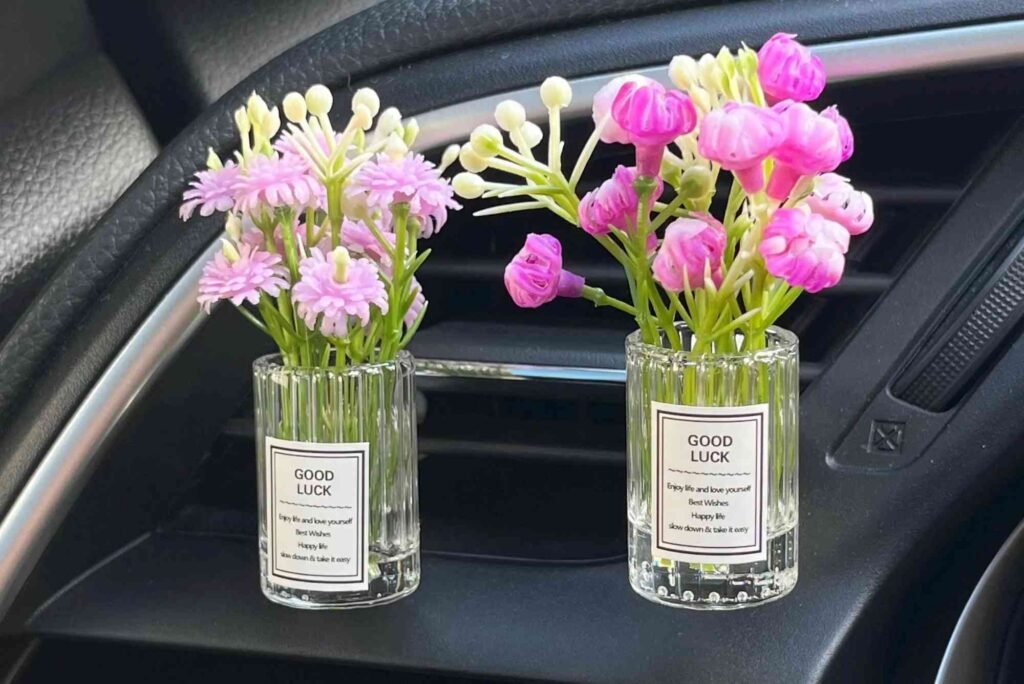 DIY Car Vent Flower Vase Ideas