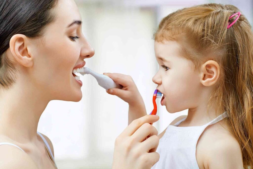 Teaching Kids to Brush Their Teeth Naturally