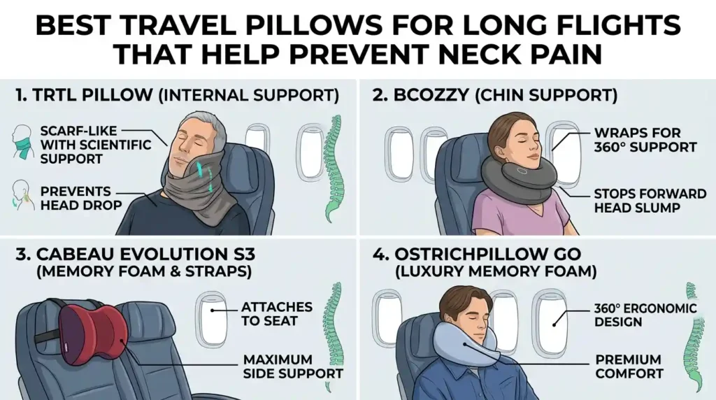 Travel Pillows for Long Flights